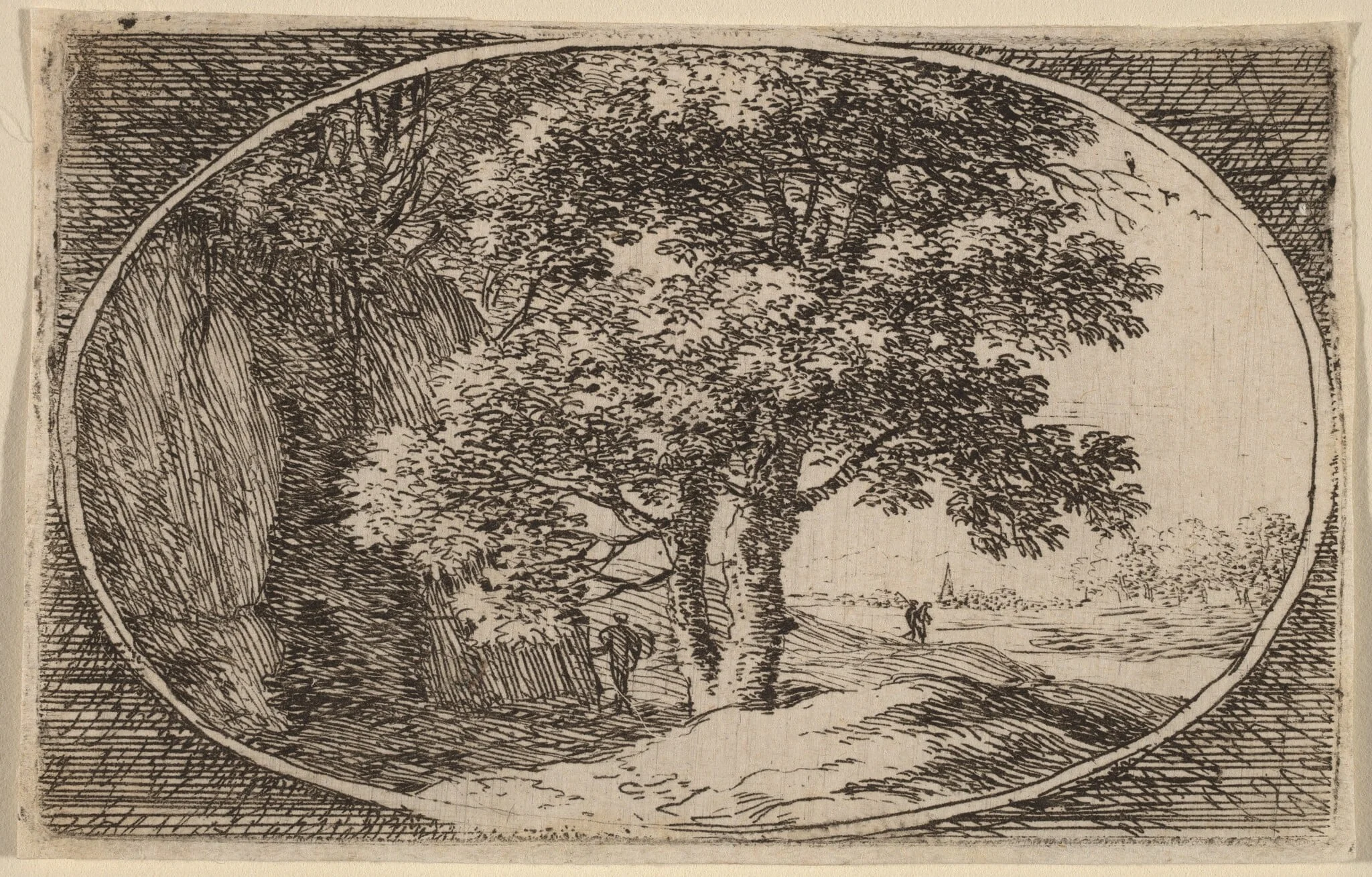 The Tree with a Double Trunk, detail