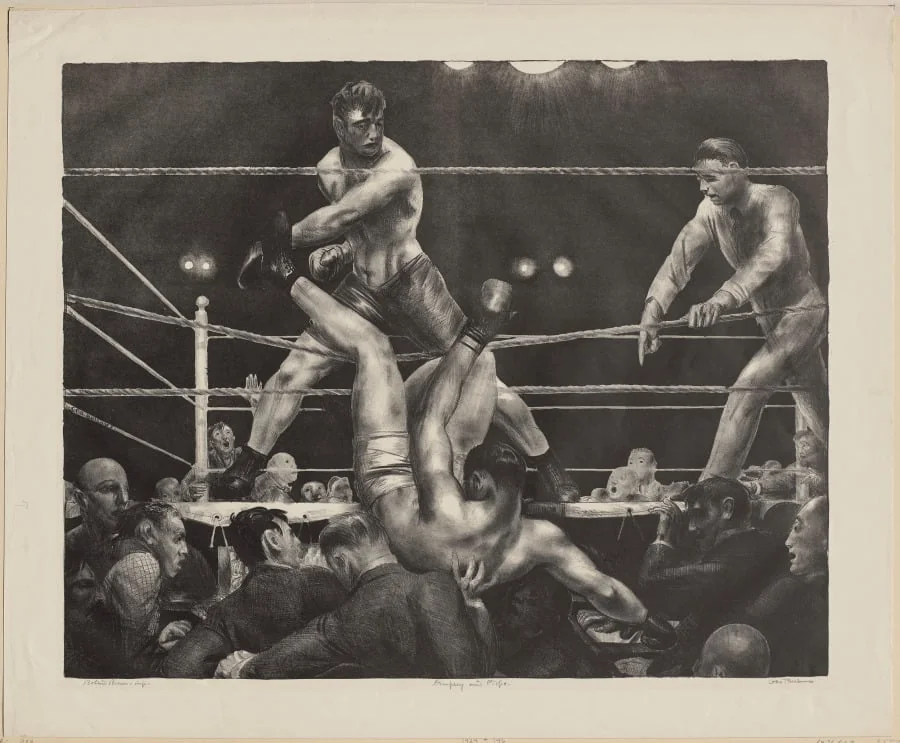 Dempsey and Firpo, detail