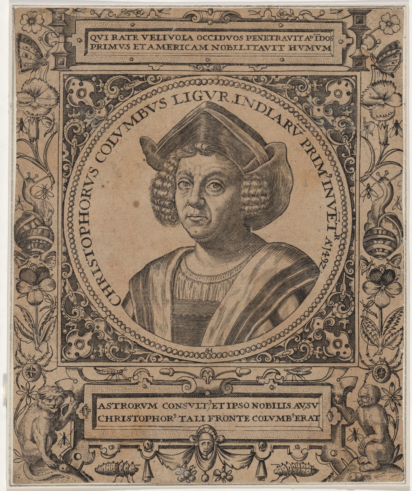 Christopher Columbus, detail