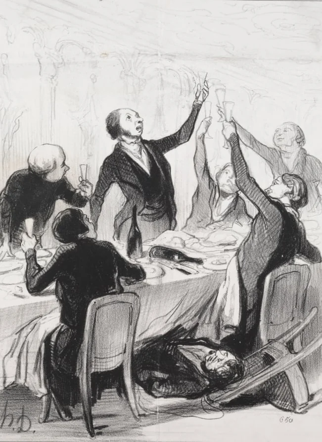Gentlemen.... here goes a 43rd toast.... to the Temperance Society, detail