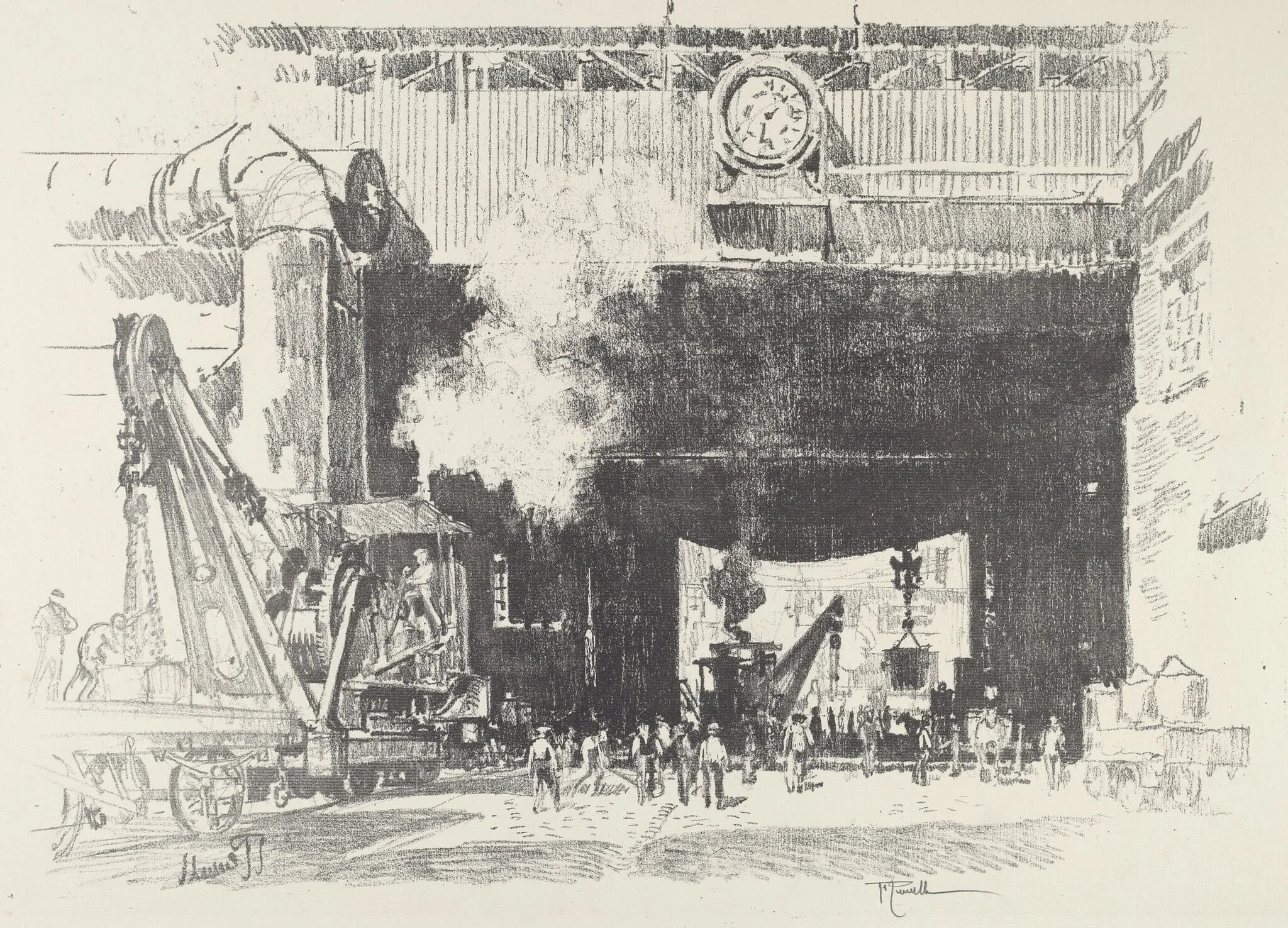 The Big Gate of the Big Shop, detail