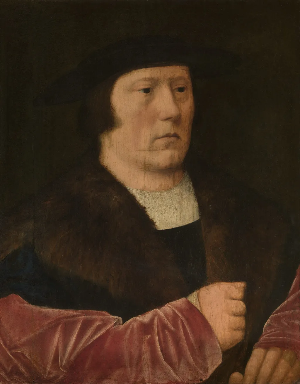 Portrait of a Man, by Albert Cornelis, oil, 1525