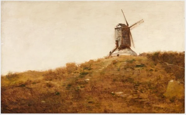 Windmill in Montmartre, detail