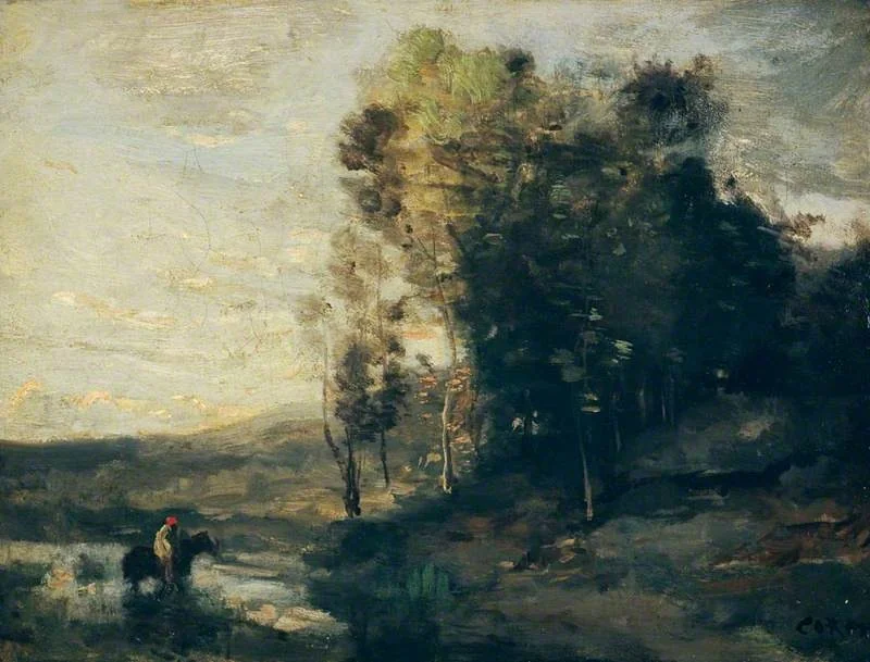 The Watering Place, detail