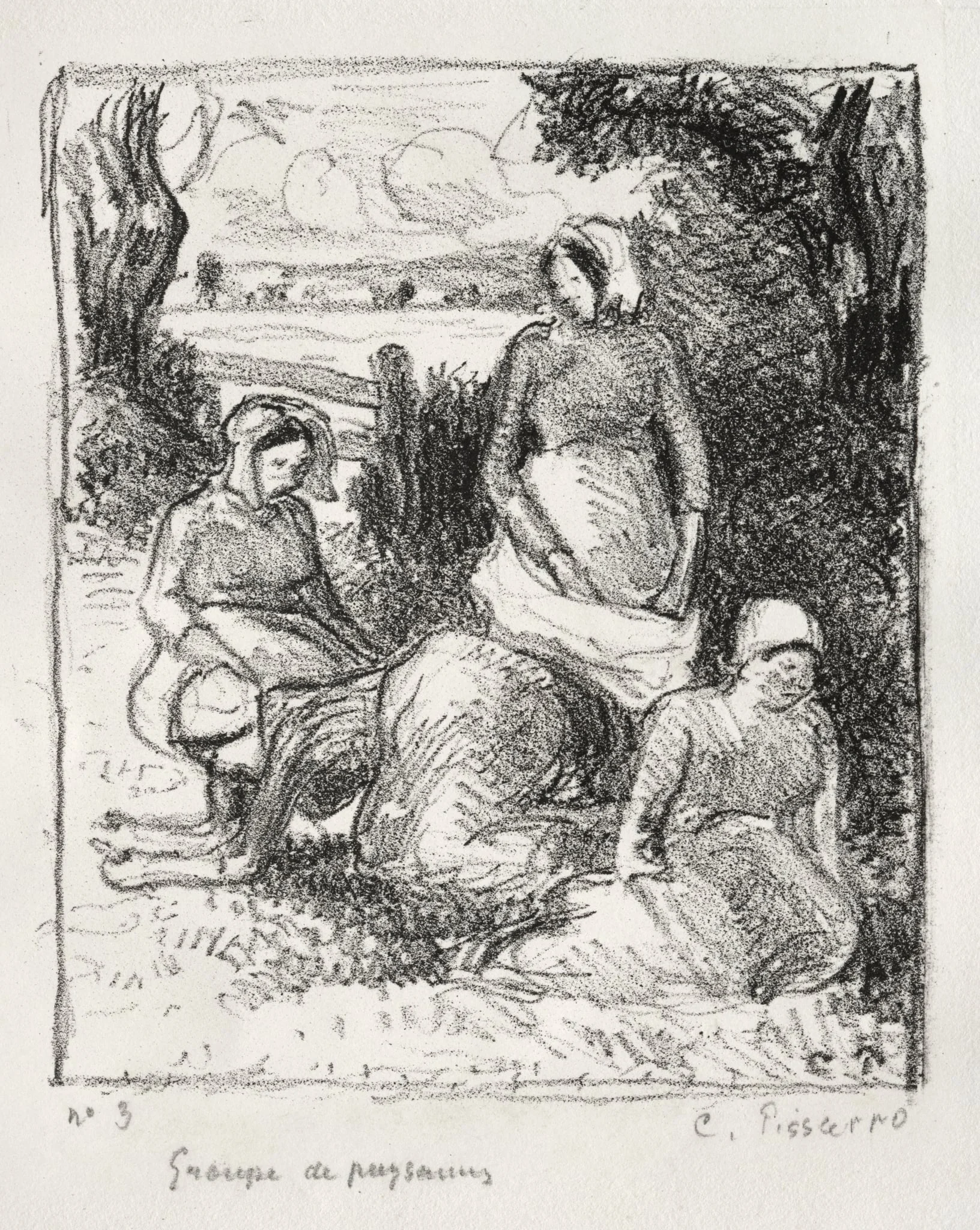 Group of Peasants, detail