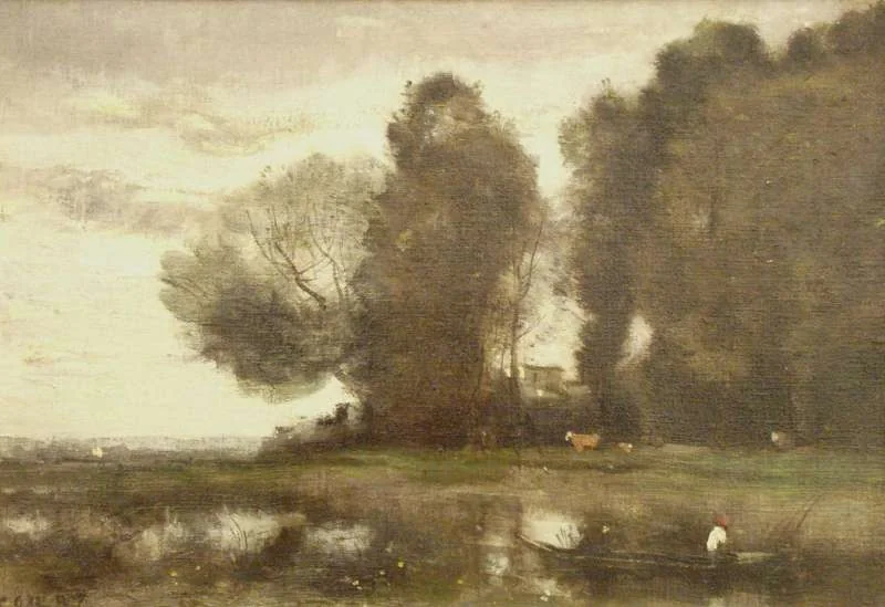 The Fishing River, detail