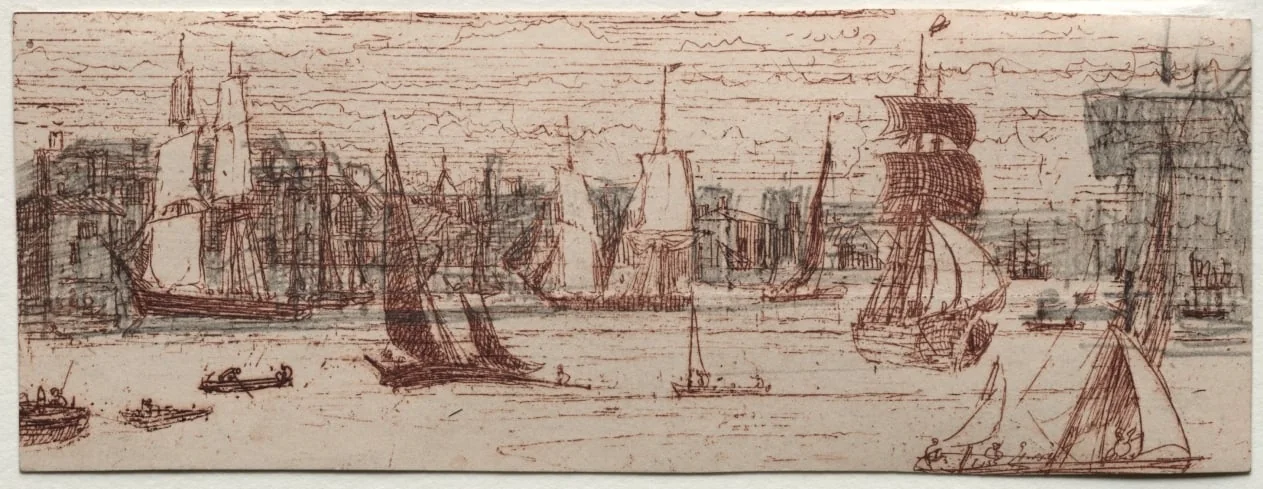 A Sketch Off Greenwich, detail