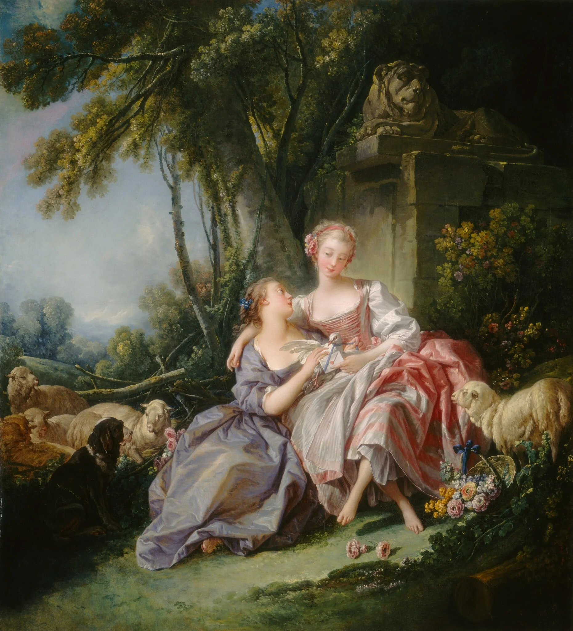 The Love Letter, detail