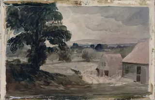 In Danny Park, near Hassocks, Sussex, by Alfred Rich, watercolor, 1880
