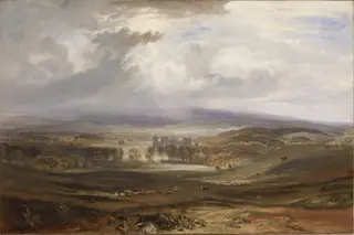 Raby Castle, the Seat of the Earl of Darlington, by Joseph Mallord William Turner, oil, 1817