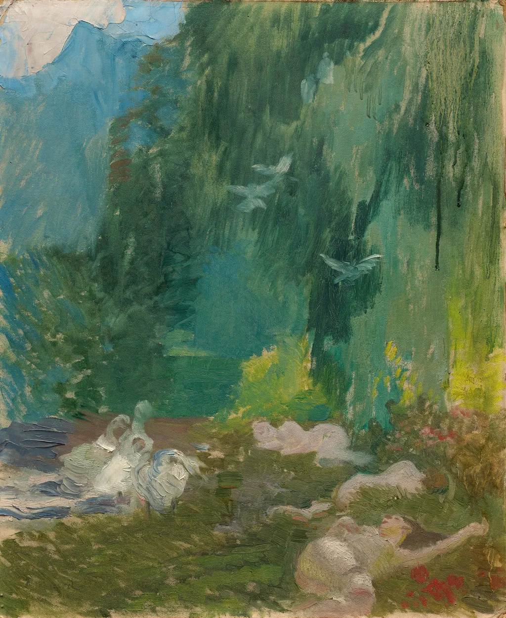 The Siesta, by Paul-Albert Besnard, unspecified, 1905