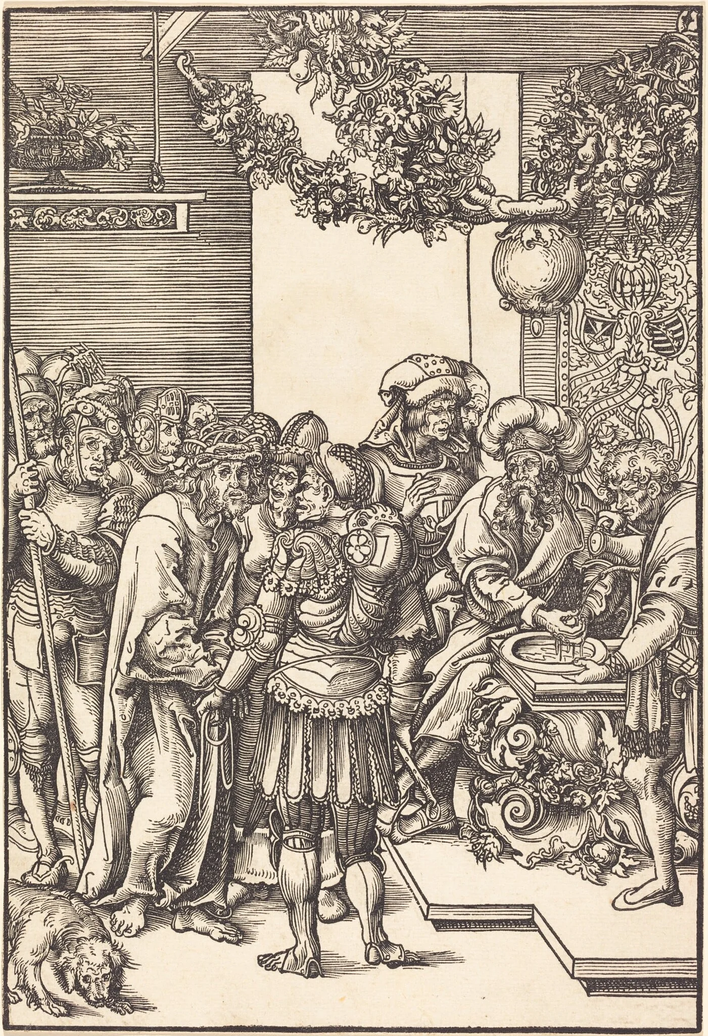 Pilate Washing His Hands, detail