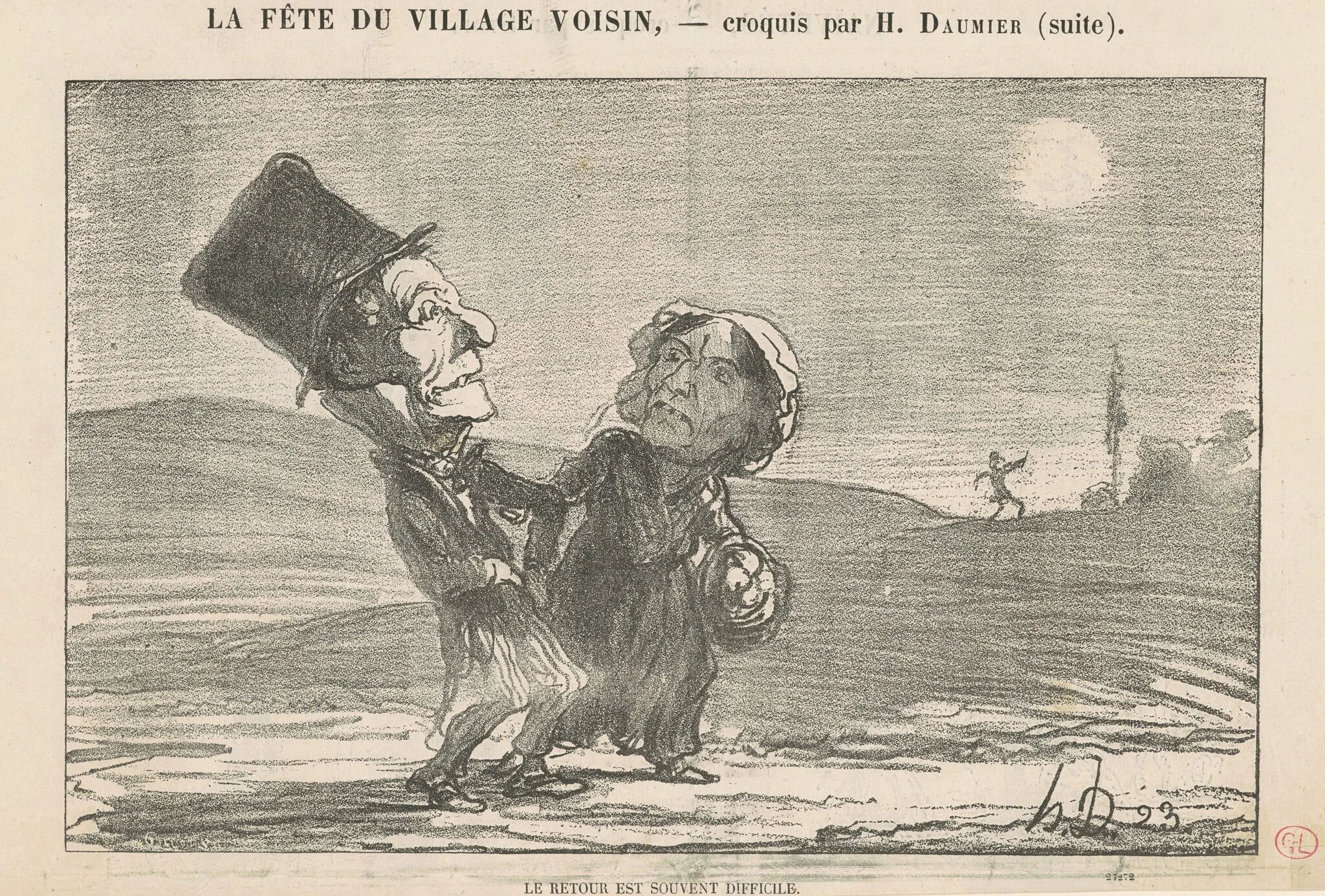 Le retour est souvent difficile, detail