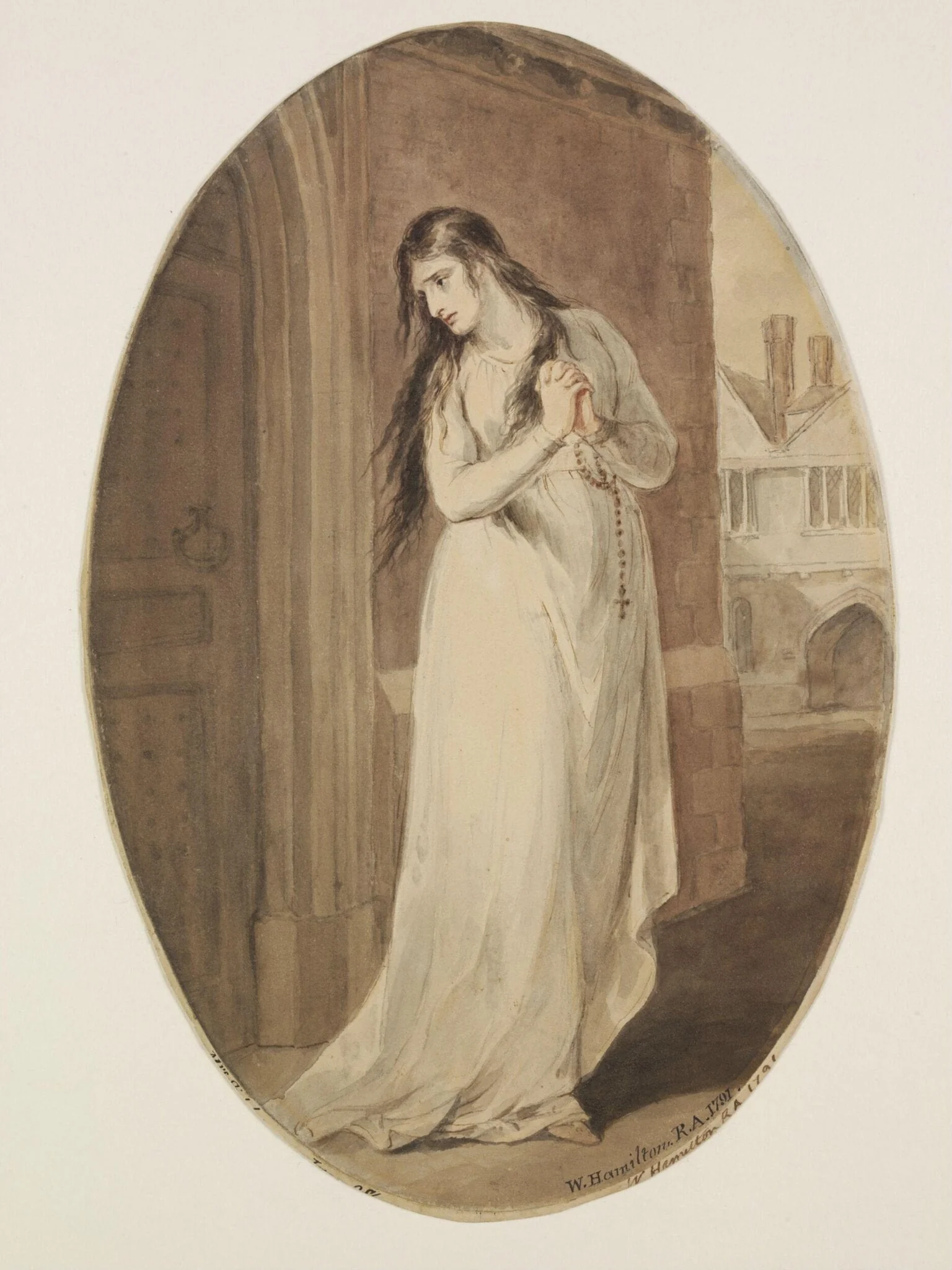 Mrs. Siddons as Jane Shore in Rowe's 'Jane Shore', detail