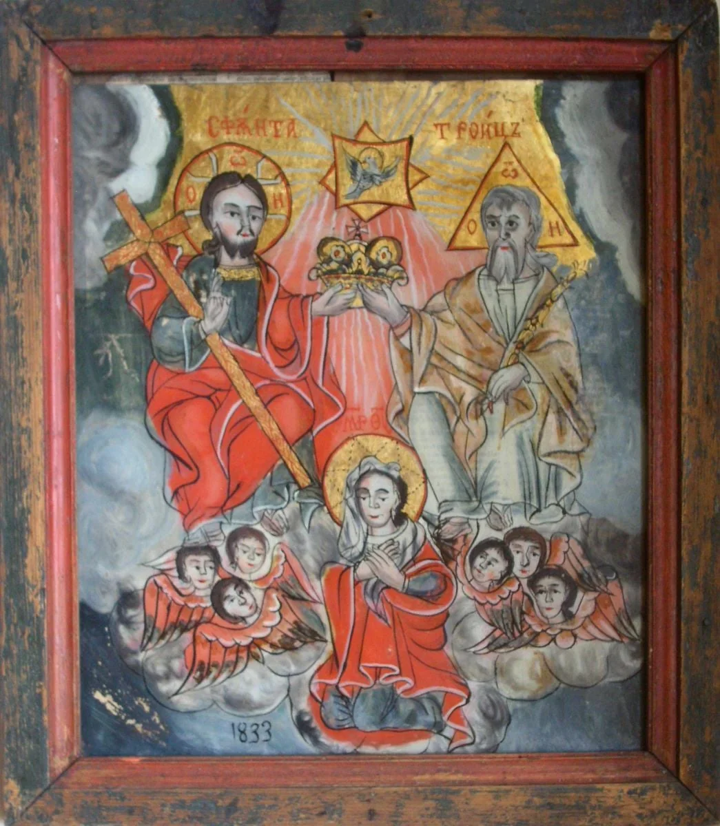 Încoronarea Fecioarei, detail