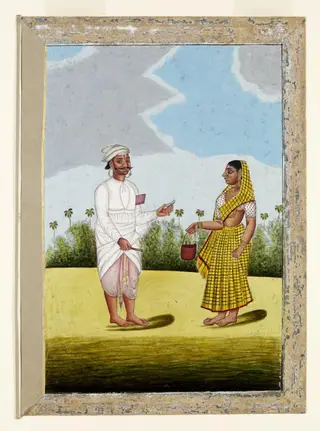 A barber and his wife
