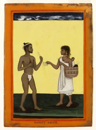 A basket-maker and his wife