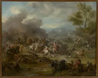 A battle scene