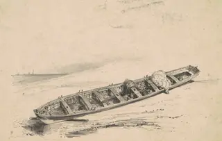 A Beached Longboat