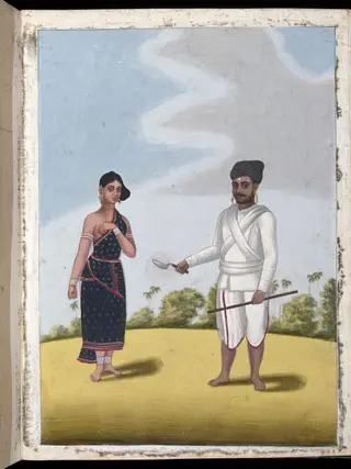 A bricklayer and his wife, 1805