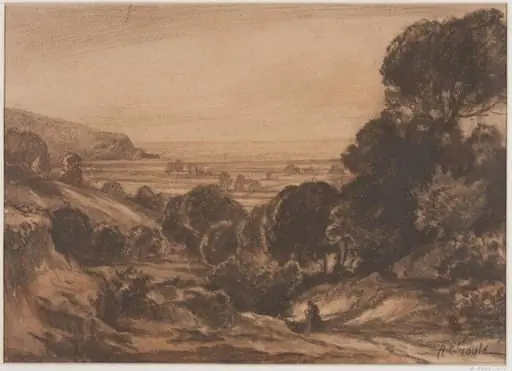 The Vale of Porlock, Somerset, by A. Carruthers Gould