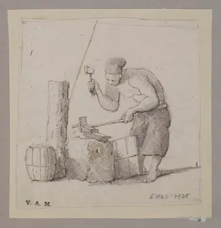 A Chinese blacksmith