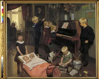 A Concert: The Artist's Children and their Playmates