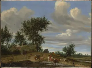 A Country Road, by Salomon van Ruysdael