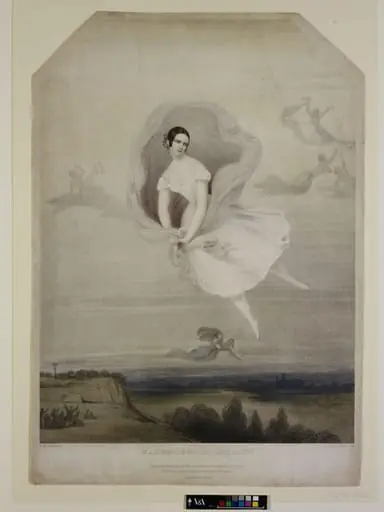 Mademoiselle Cerrito, by A. de Valentini