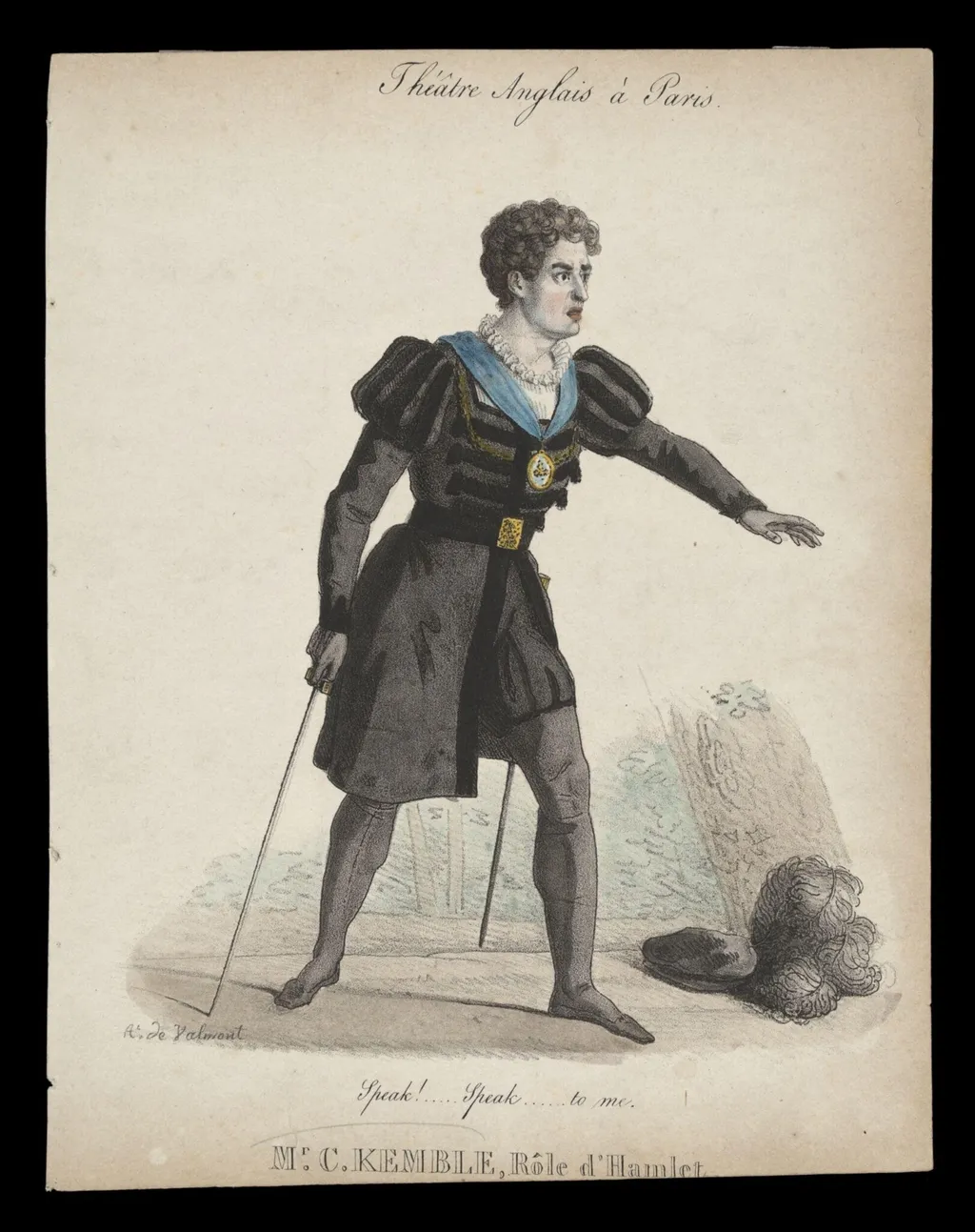 H Beard Print Collection, by A. de Valmont, 1850