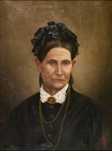 Carolina Holmberg, o.s. Wallenius (1814 - 1881), by A.E. Nyberg