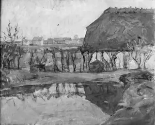A Farm in Lyngby, Zealand, by Karl Schou