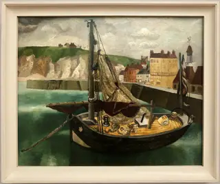 A Fishing Boat in Dieppe Harbour
