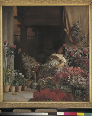 A Florentine Flower Seller