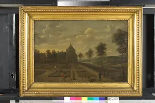 A Garden in front of a Country Seat