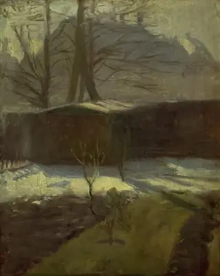 A Garden in Winter, Helenevej. Copenhagen
