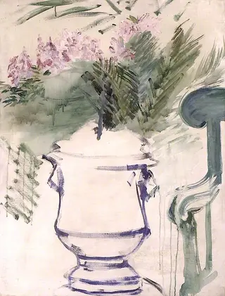 A Garden Urn, by Édouard Manet