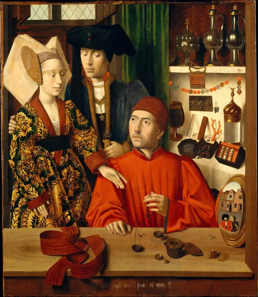 A Goldsmith in His Shop