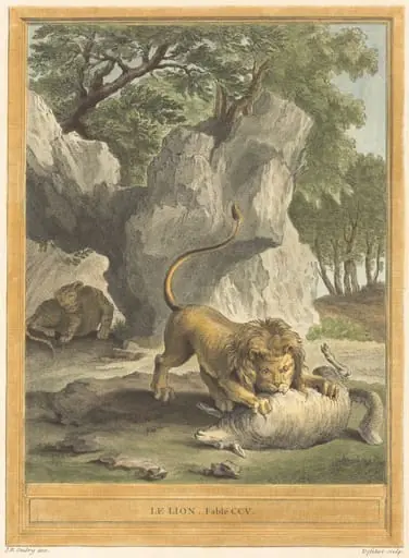Le lion (The Lion), by A.-J. de Fehrt