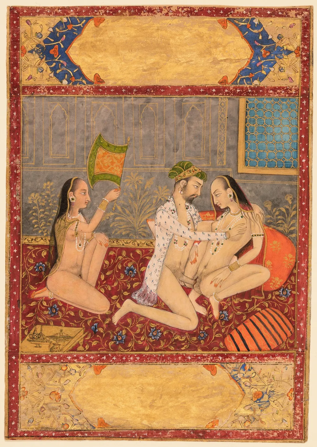 A King Making Love in the Harem, unspecified, 1725