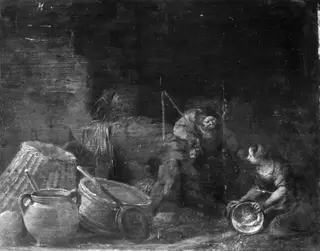 A Kitchen Maid at Work