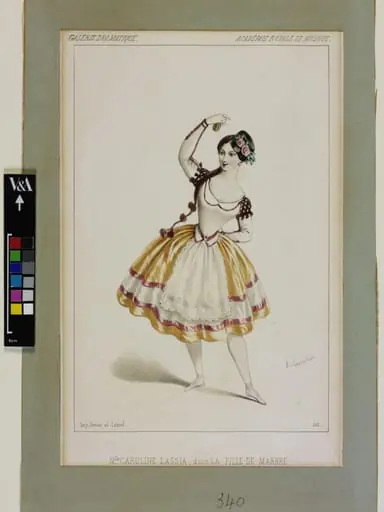 Mlle Caroline Lassia, dans La Fille de marbre. (sic), by A Lacauchie