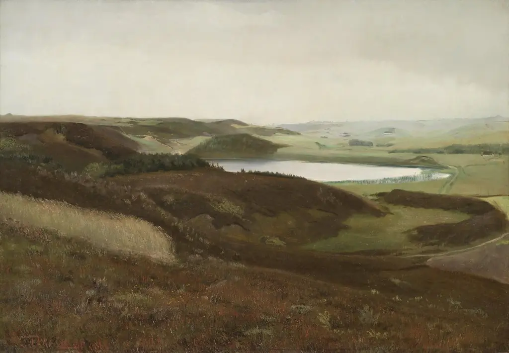 A landscape near Bryrup, Jutland