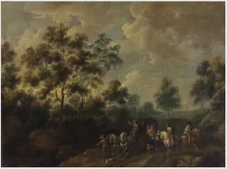 A Landscape with a Coach Party