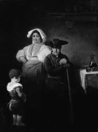 A Little Boy being Presented to a Priest