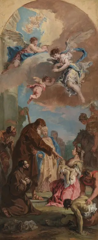 A Miracle of Saint Francis of Paola, by Sebastiano Ricci