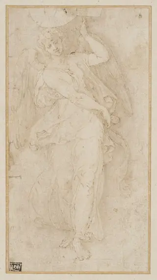 A nymph dancing
