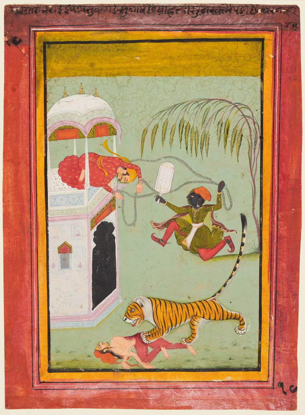 A page from a Punishment series: Punishment for murder, unspecified, 1740