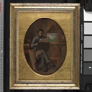 A Painter in his Studio. The Artist Himself (?)