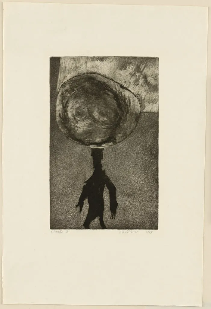 Untitled, by A. R. de Ycaza, ink, 1948